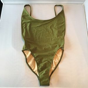 New American Apparel High-Cut One-Piece